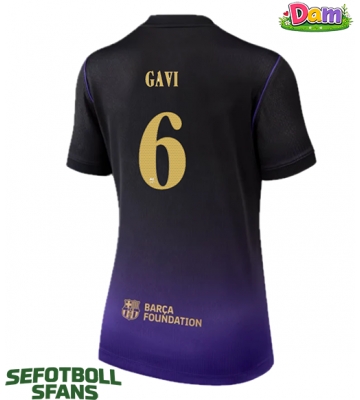 Barcelona Paez Gavi #6 Bortatröja Kvinnor 2026-27 Kortärmad